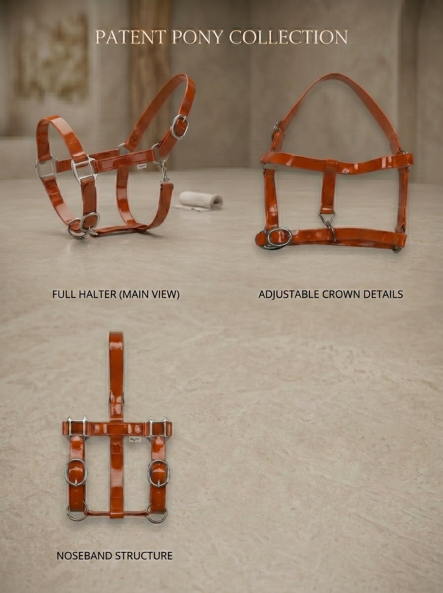 Orange Waterproof Biothane Head Collar