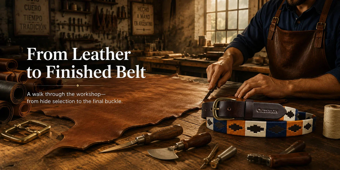 How Argentine Polo Belts Are Made