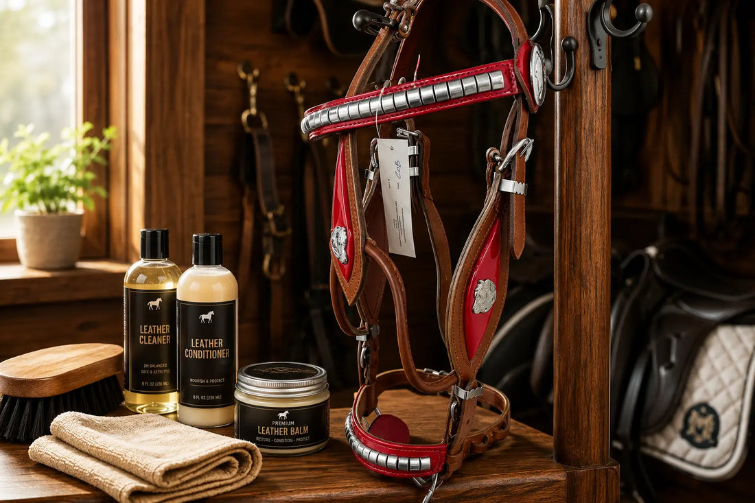 Show Bridle Care & Maintenance: How to Clean, Condition, and Store Leather Bridles