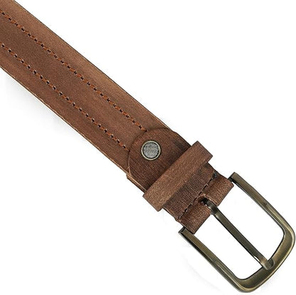 Criterion handmade quality designer brown leather belts