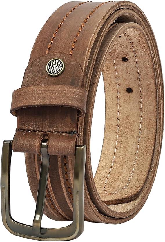 Criterion handmade quality designer brown leather belts