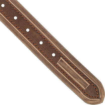 Criterion handmade quality designer brown leather belts