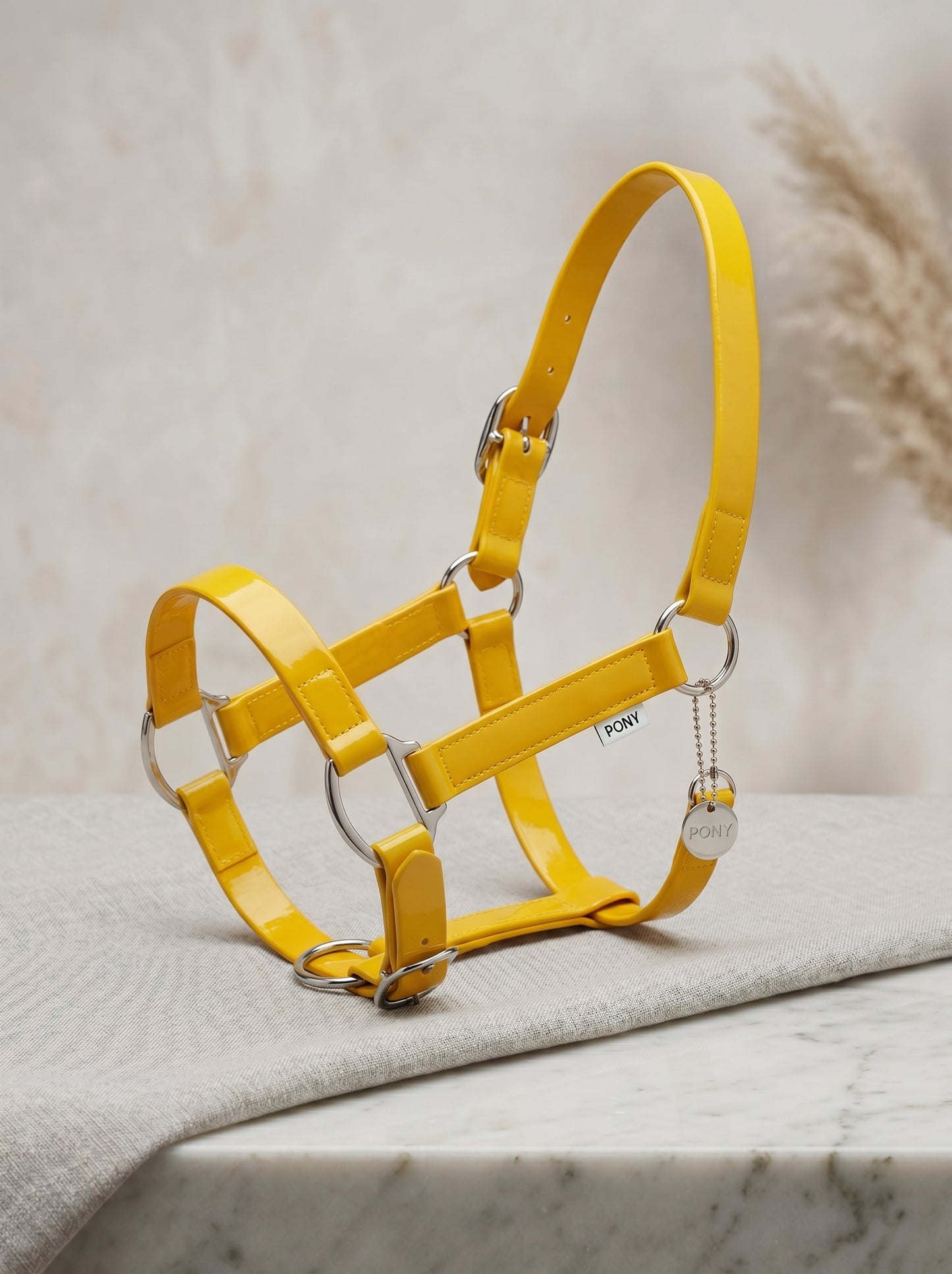 Yellow Waterproof Biothane Head Collar