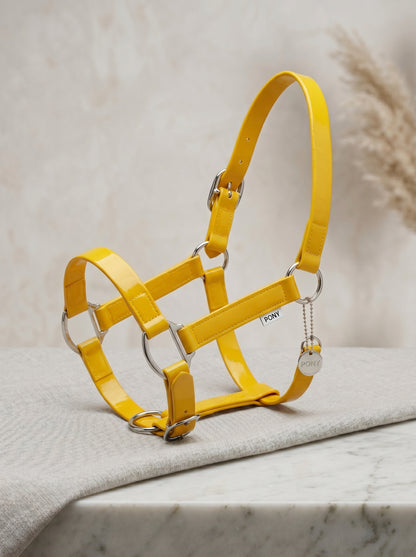 Yellow Waterproof Biothane Head Collar