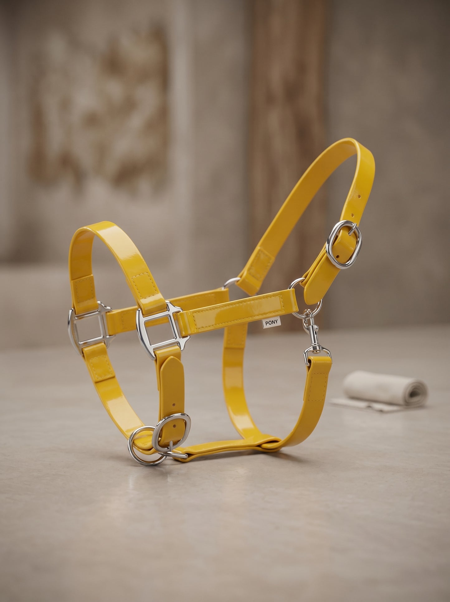 Yellow Waterproof Biothane Head Collar