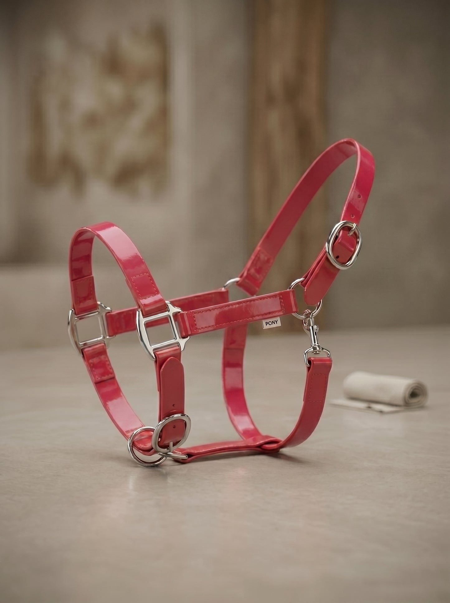 Pink Waterproof Biothane Head Collar