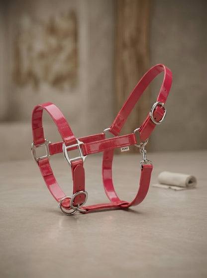 Pink Waterproof Biothane Head Collar