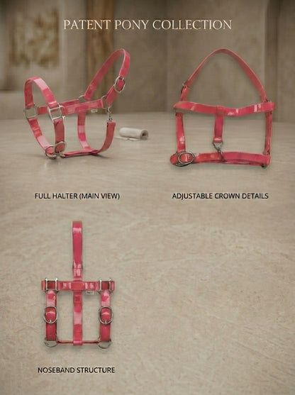 Pink Waterproof Biothane Head Collar