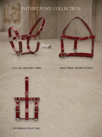 Red Waterproof Biothane Head Collar