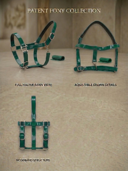 Forest Green Waterproof Biothane Head Collar