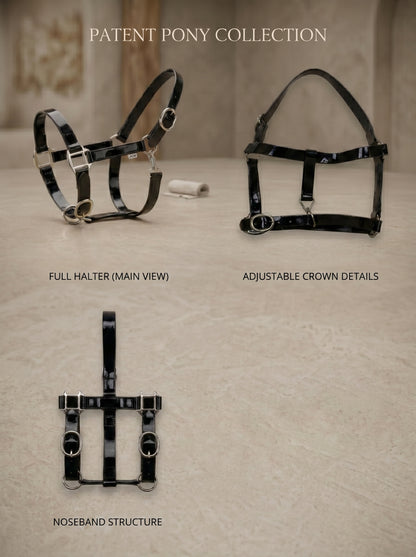 Black Waterproof Biothane Head Collar
